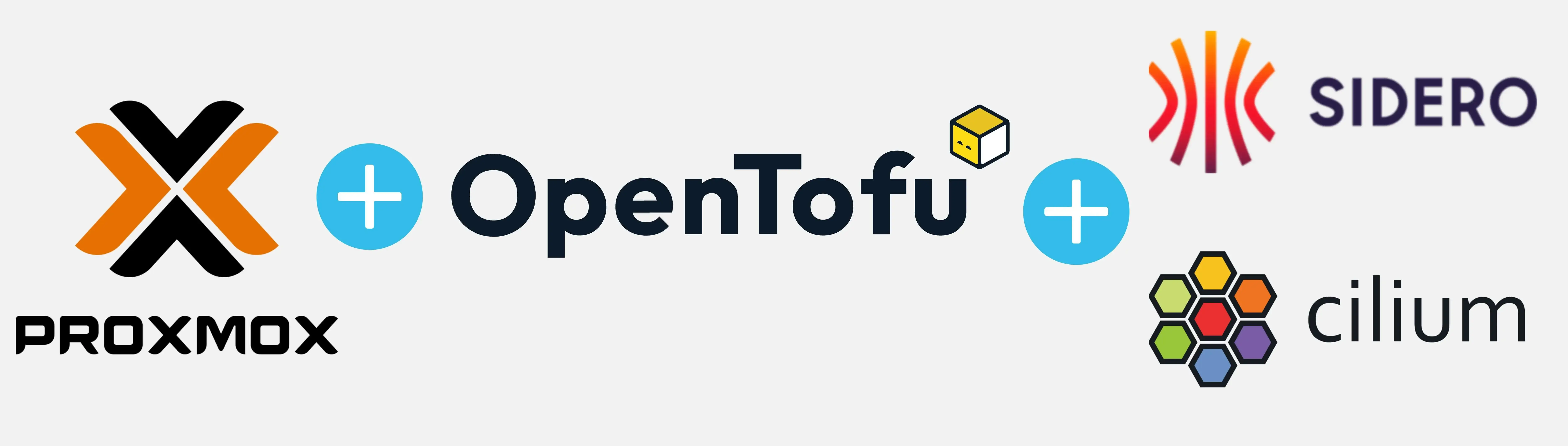 title image reading "Talos Cluster on Proxmox with OpenTofu and Cilium"