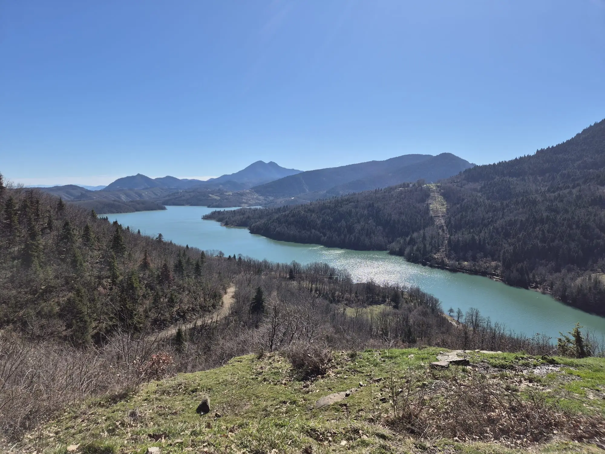 title image reading "Lake Plastira - Day 1"