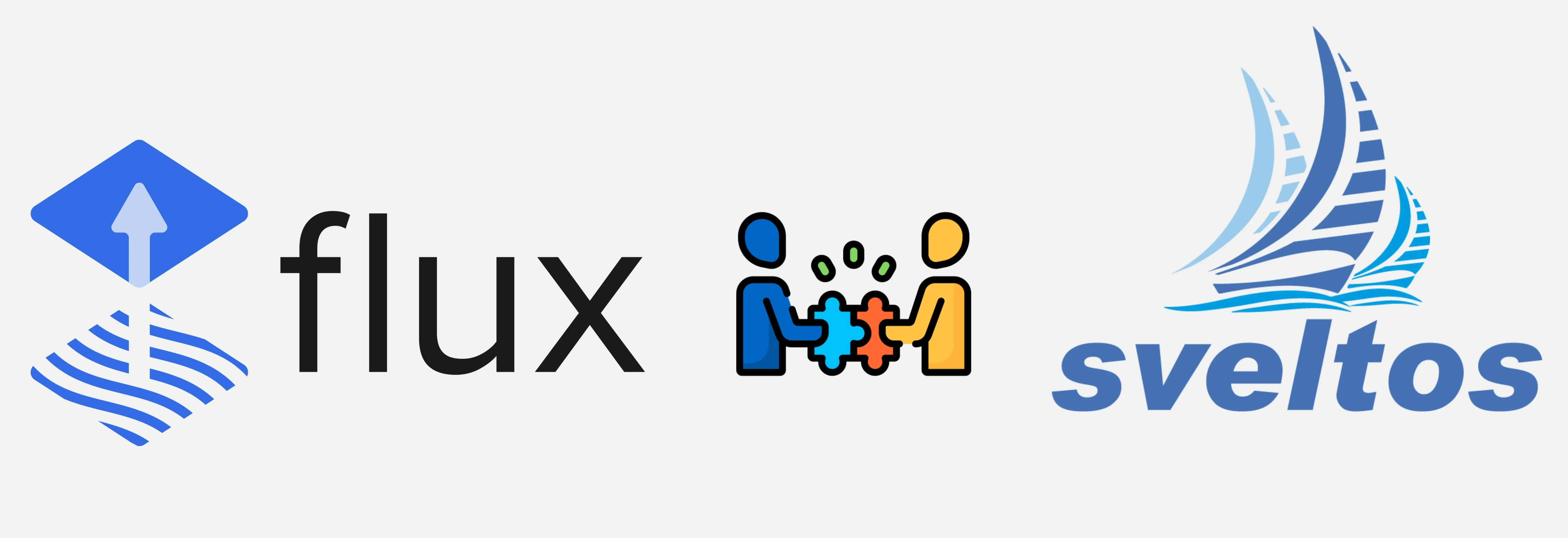 title image reading &quot;Sveltos and Flux&quot;