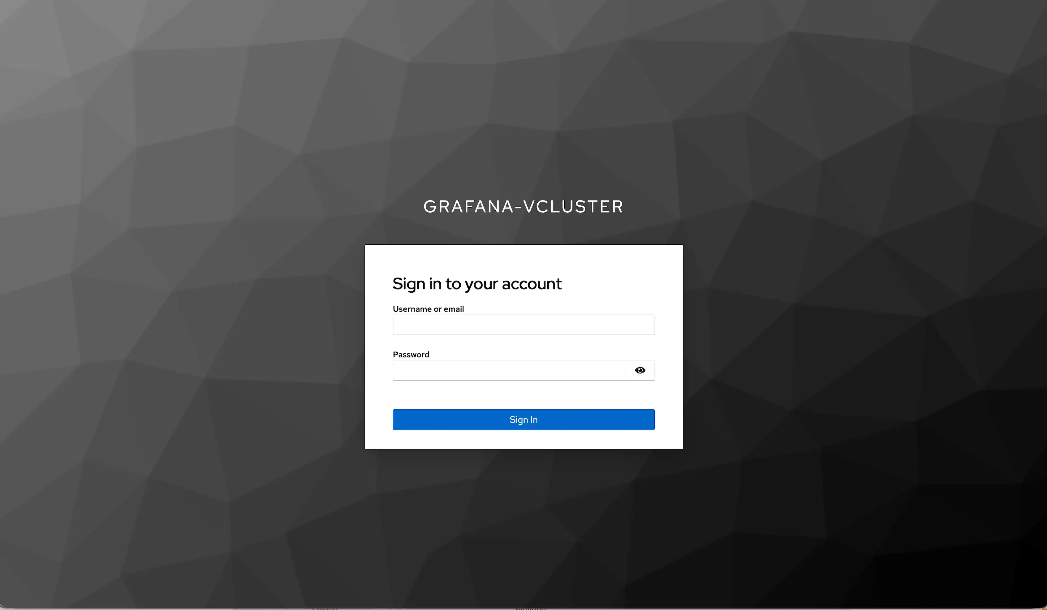 title image reading "Keycloak Grafana-vCluster Realm Login"