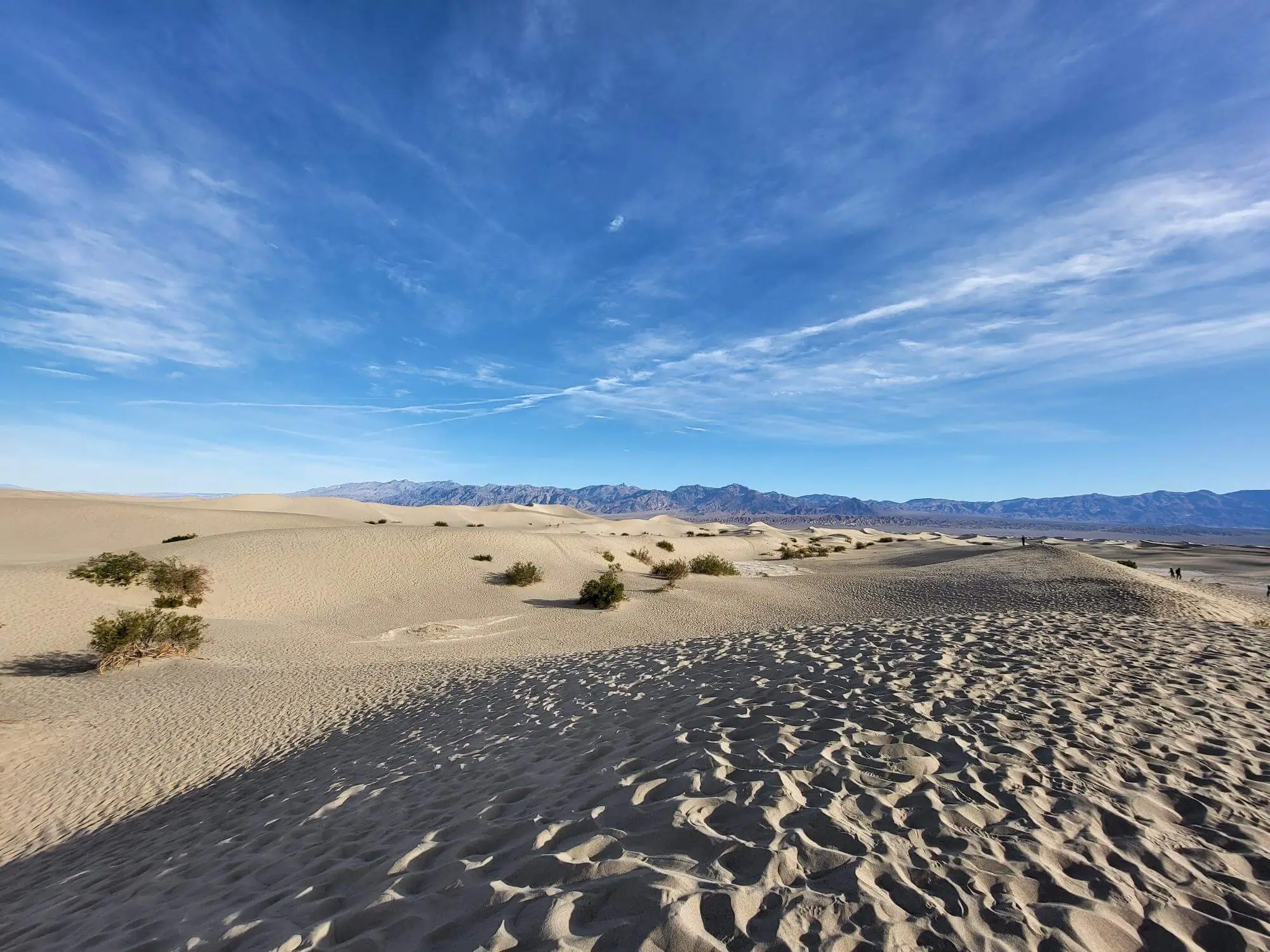 title image reading "Mesquite Flat Sand Dunes"