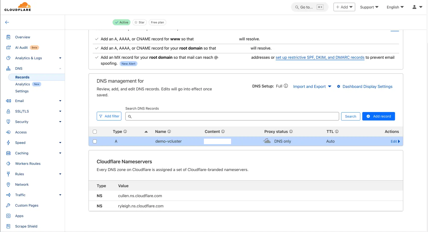 title image reading "Cloudflare CNAME"